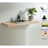 Kệ Thanh Ngang Treo Tường Vân Gỗ Sồi Gỗ Dày Nhiều Kích Thước Juno Sofa CTKT005 KT 120x20x2.5cm