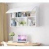 Tủ Sách Văn Phòng Treo Tường 3 Ngăn Có Cánh Juno Sofa CTKT706 KT 100x65x24cm