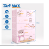 Tủ nhựa 5 tầng Qui Phúc Deli Max màu hồng mẫu Chuột Hamster KT 900 x 490 x 1390 mm