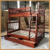 Giường tầng Tundo trên 1m dưới 1m2 kèm 2 hộc kéo màu lựa chọn