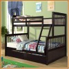 Giường tầngTundo trên 1m2 dưới 1m6 kèm 2 hộc tủ màu lựa chọn