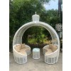 Ghế mây đan mái vòm Resort, cafe sân vườn, nhà hàng, sảnh tiệc