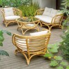 Bộ bàn ghế mây thất nguyên vỏ cao cấp