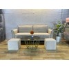 Sofa băng 1m9 và 2 đôn vuông