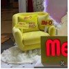 Ghế sofa đơn màu vàng