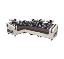 Sofa phòng khách Juno Sofa 01 295 x 170 x 80 cm (Đen) (Tặng 2 gối trang trí trị giá 300k)