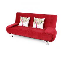 Sofa giường Juno Sofa Luxurious LDV HCF-17_1 180 x 110 cm (Đỏ) + 2 gối trang trí trị giá 300.000Đ