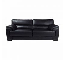 Sofa da 3 chỗ Juno Miller/L 220 x 92 x 98 cm (Đen)