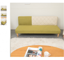 Sofa giường đa năng BNS 2005VD/BNS 170 x 86 x 68 cm (Xanh lá phối da trắng)