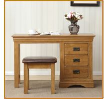 Set desk and chair Oak wood 