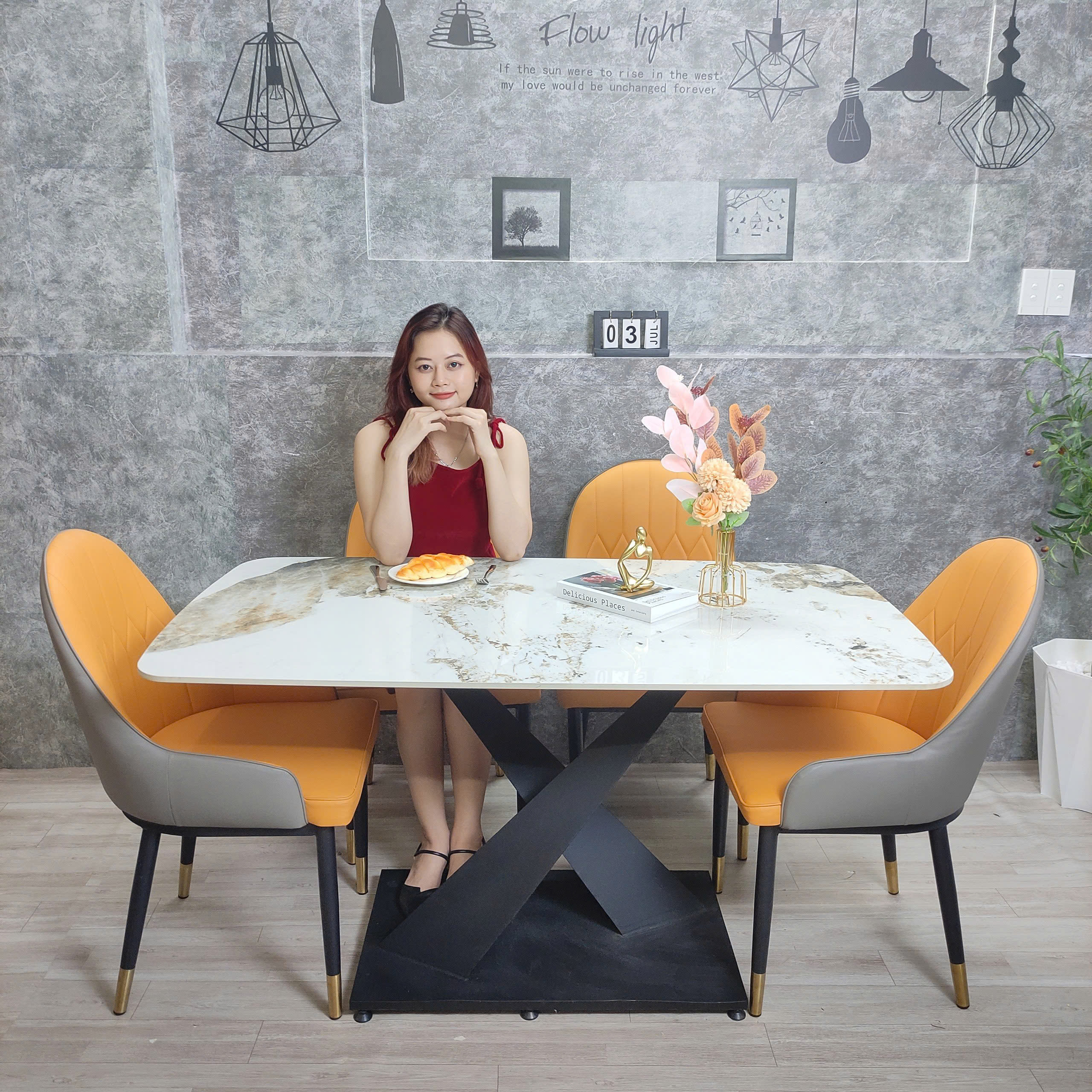 Bộ bàn ghế ăn đẹp rẻ mẫu mới 2025