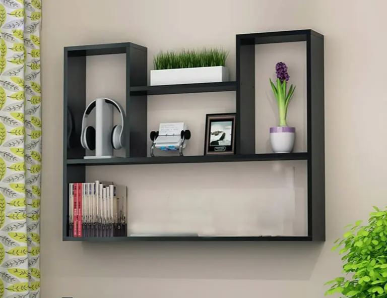 Kệ Giá Sách Treo Tường Sáng Tạo Với Kết Cấu Giấu Chân Chắc Chắn Juno Sofa CTKT182 KT 62x 90x 15cm