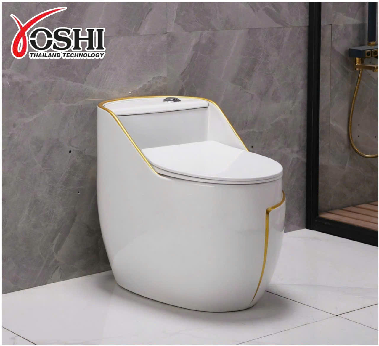 Bồn cầu trứng Yoshi công nghệ Thái Lan