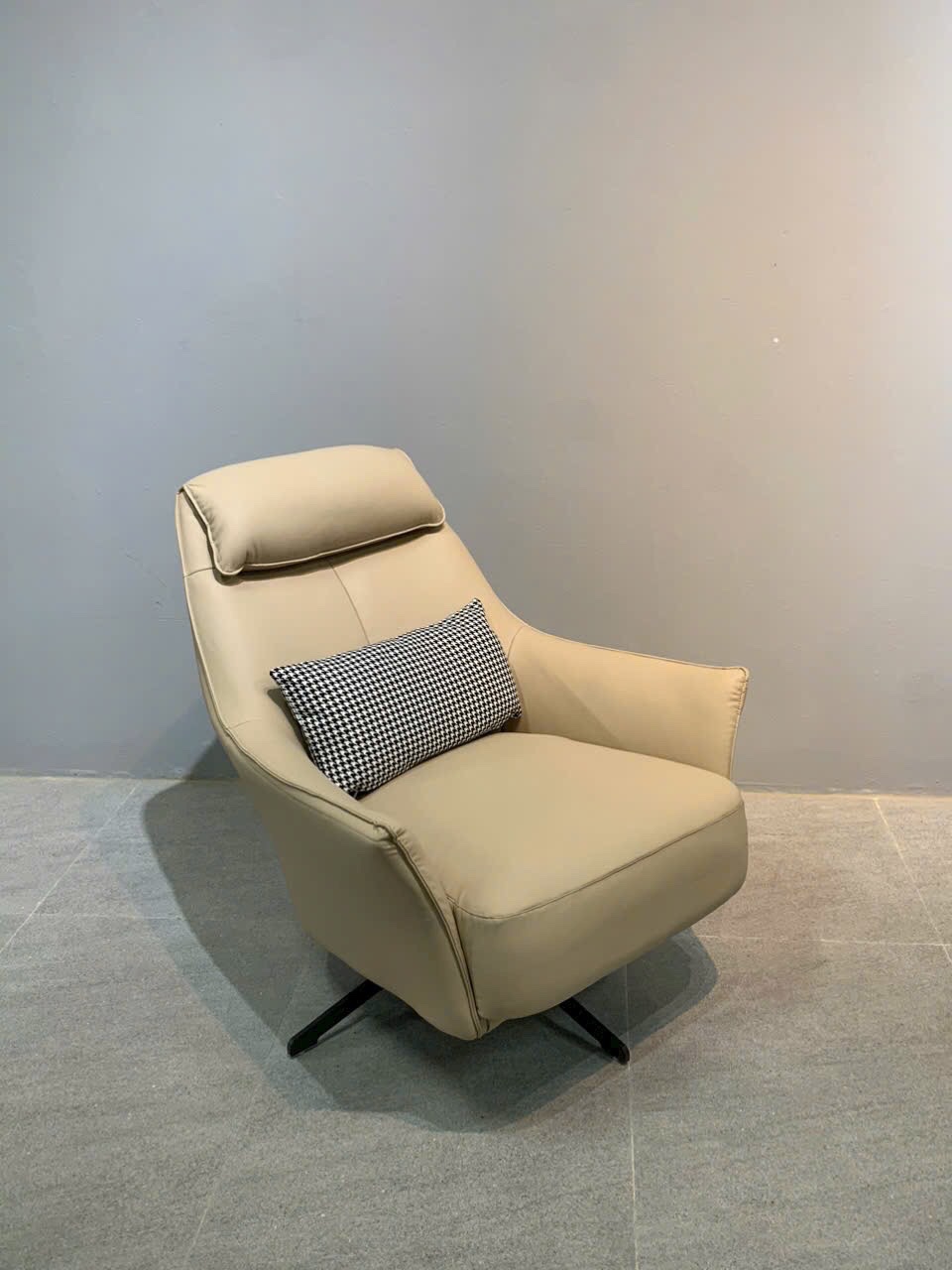 Ghế thư giãn Galvin 93 x 82 x 40 cm (xám, be, cam)