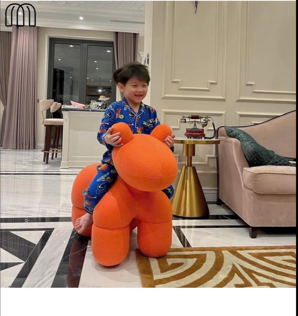 Ghế decor thú cưng nhập khẩu Pony Size lớn 110 cm.